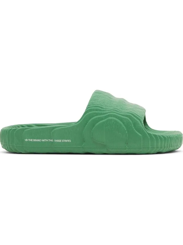 Кроссовки Adilette 22 Slides 'Green White' — изображение 1 из 4, зеленый