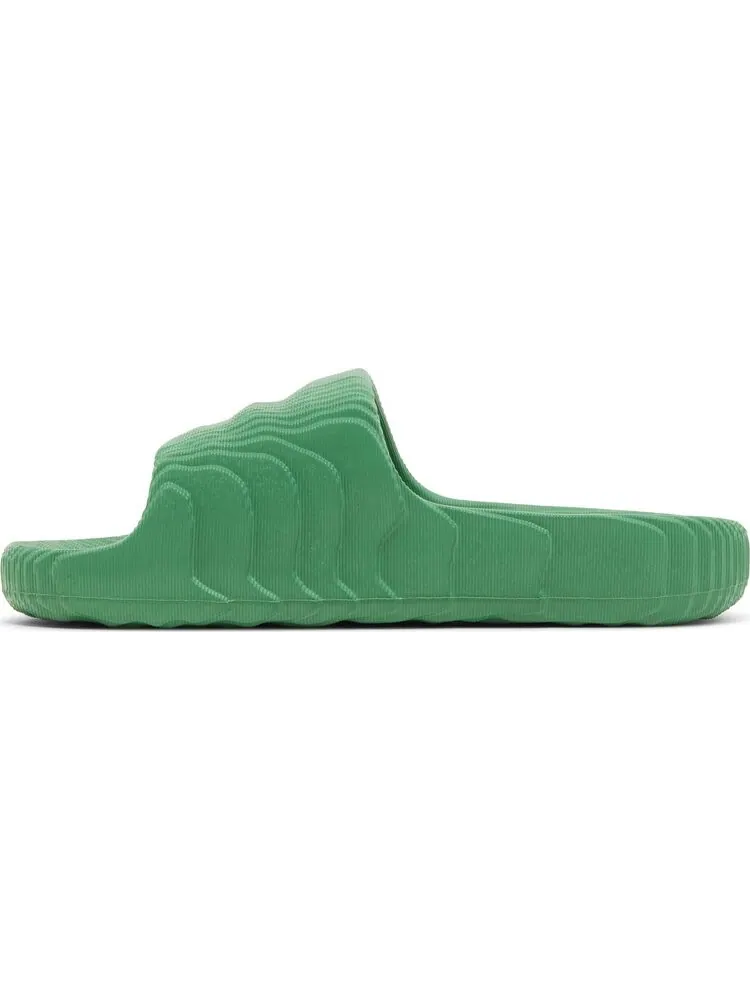 Кроссовки Adilette 22 Slides 'Green White' — изображение 3 из 4, зеленый
