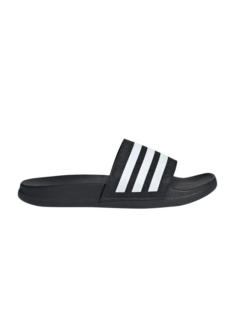 Сандалии adidas Adilette Comfort Slide K 'Black White' — изображение 1 из 1, черный/белый/черный