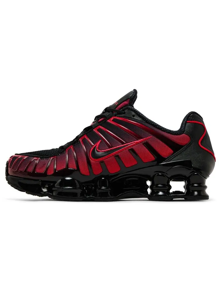 Кроссовки Nike Shox TL 'Black University Red Gradient' — изображение 3 из 8, черный