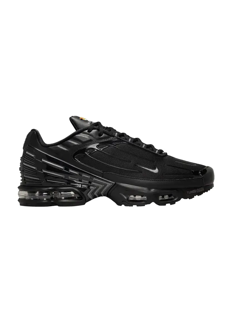 Кроссовки Air Max Plus 3 'Black Silver' — изображение 1 из 1, черный серебристый