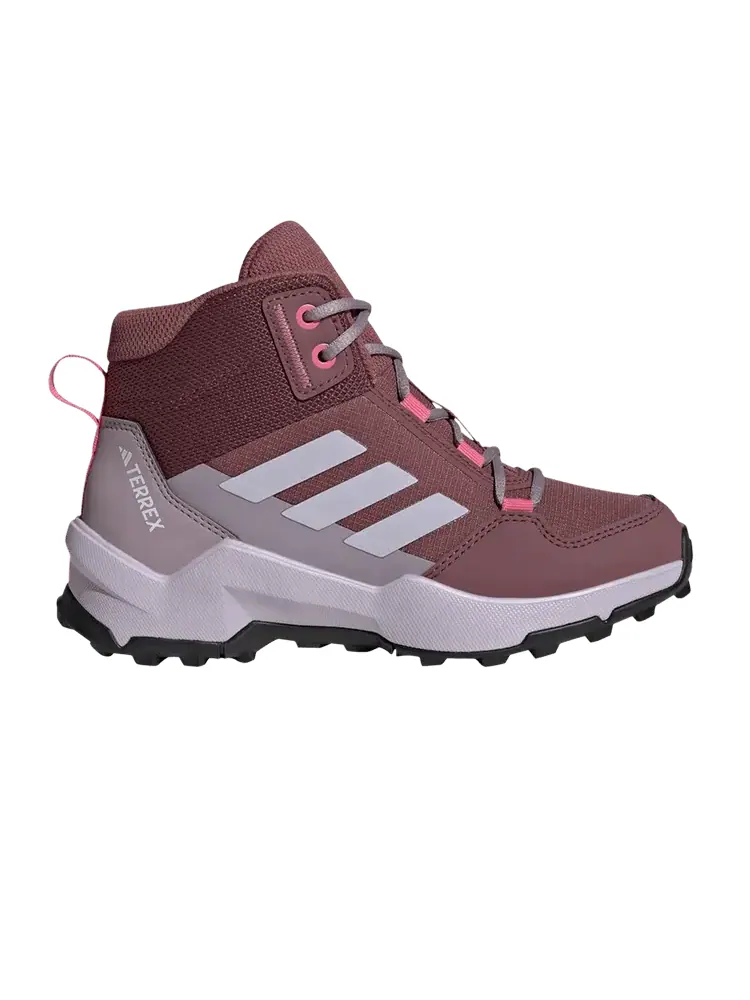 Кроссовки adidas Terrex AX4R Mid K Burgundy Silver Dawn — изображение 1 из 1, бордовый серебристый