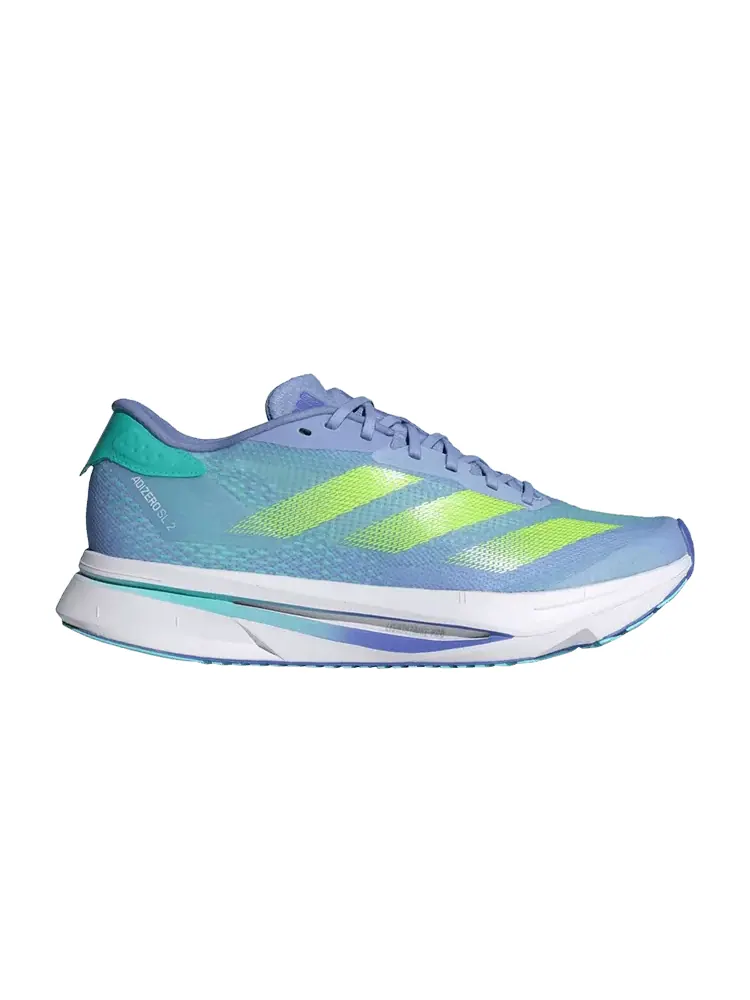 Кроссовки adidas Wmns Adizero SL2 Blue Spark Lucid Lemon — изображение 1 из 1, синий