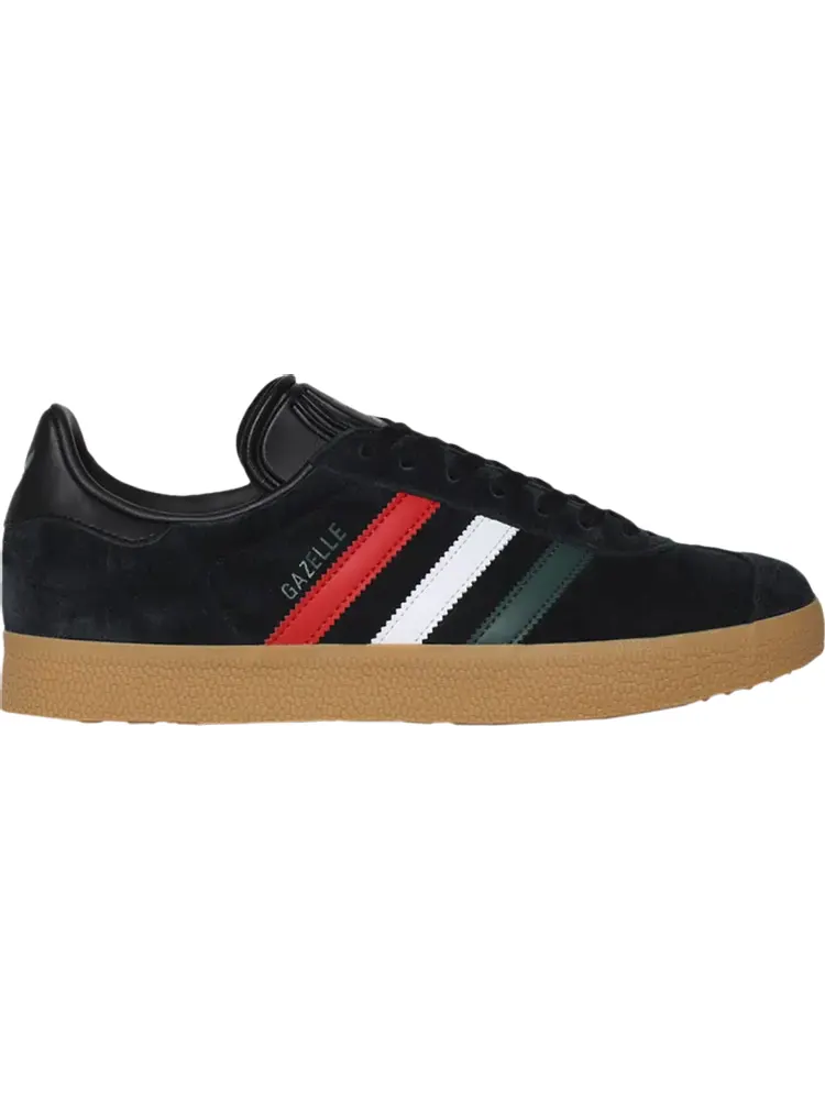 Кроссовки Gazelle 'Black Scarlet Green' — изображение 1 из 1, черный