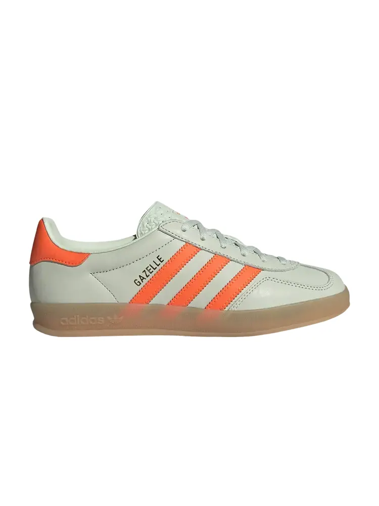 Кроссовки Wmns Gazelle Indoor — изображение 1 из 1, зеленый оранжевый