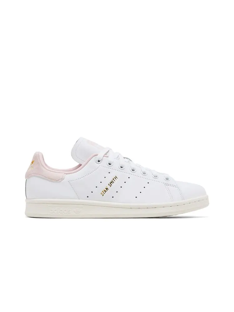 Кроссовки Wmns Stan Smith 'White Velvet Sandy Pink' — изображение 1 из 8, белый розовый
