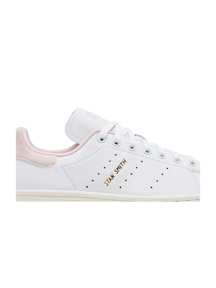 Кроссовки Wmns Stan Smith 'White Velvet Sandy Pink' — изображение 2 из 8, белый розовый