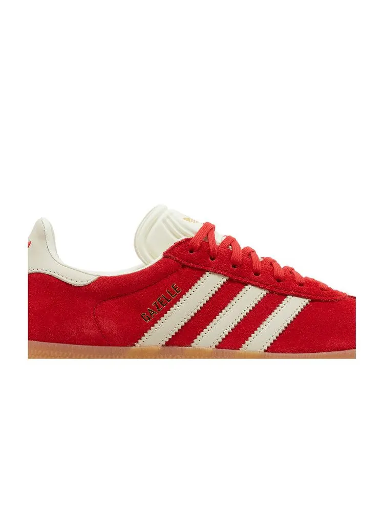 Кроссовки adidas Wmns Gazelle 'Scarlet Aluminum' — изображение 3 из 9, золотистый металлик