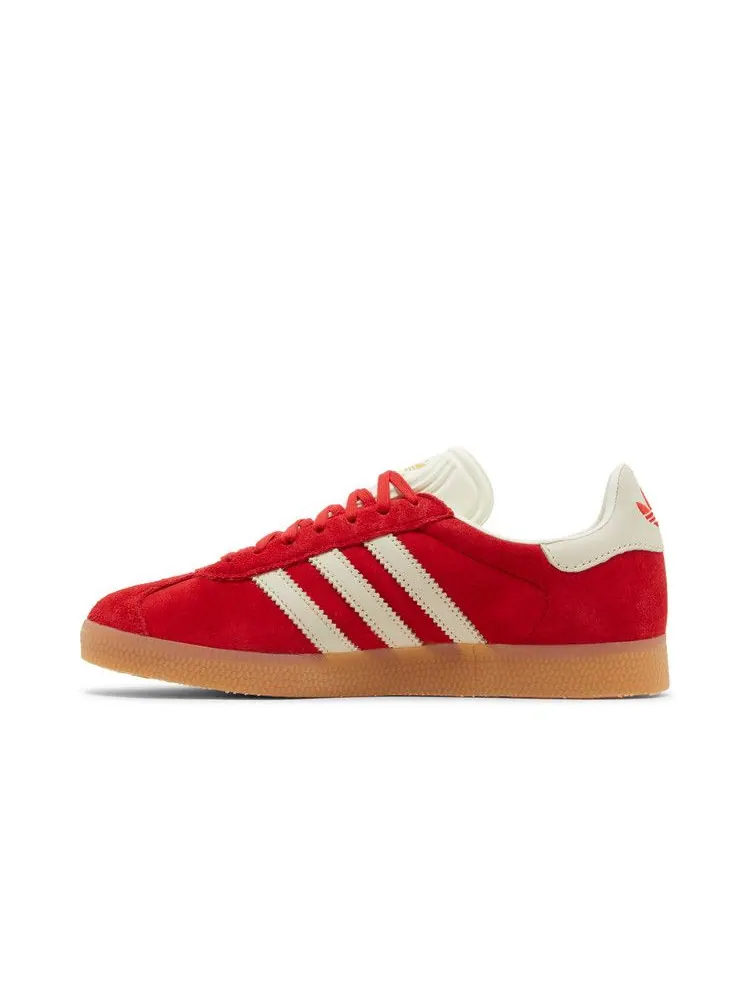 Кроссовки adidas Wmns Gazelle 'Scarlet Aluminum' — изображение 4 из 9, золотистый металлик