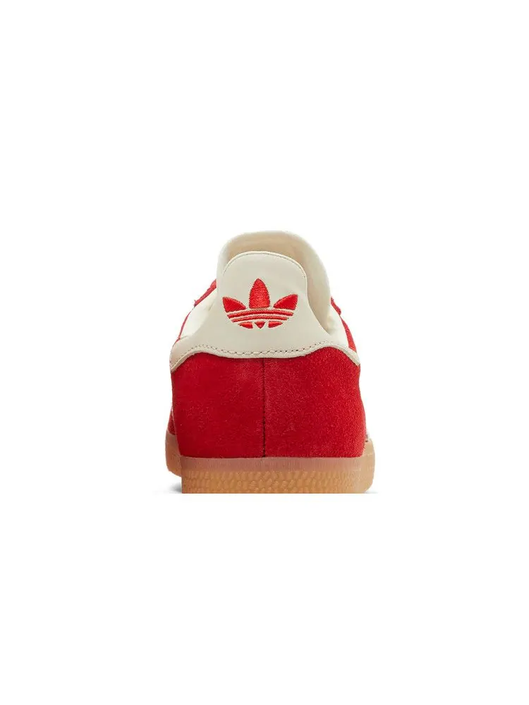 Кроссовки adidas Wmns Gazelle 'Scarlet Aluminum' — изображение 8 из 9, золотистый металлик