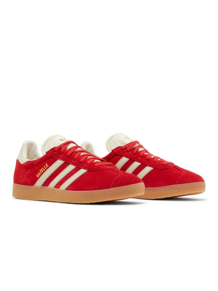 Кроссовки adidas Wmns Gazelle 'Scarlet Aluminum' — изображение 9 из 9, золотистый металлик