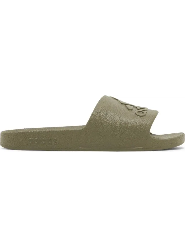 Кроссовки Adilette Aqua Slides 'Olive Strata' — изображение 1 из 4, зеленый