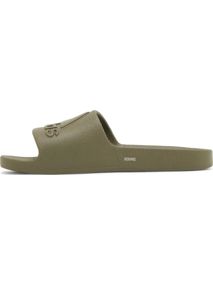 Кроссовки Adilette Aqua Slides 'Olive Strata' — изображение 3 из 4, зеленый