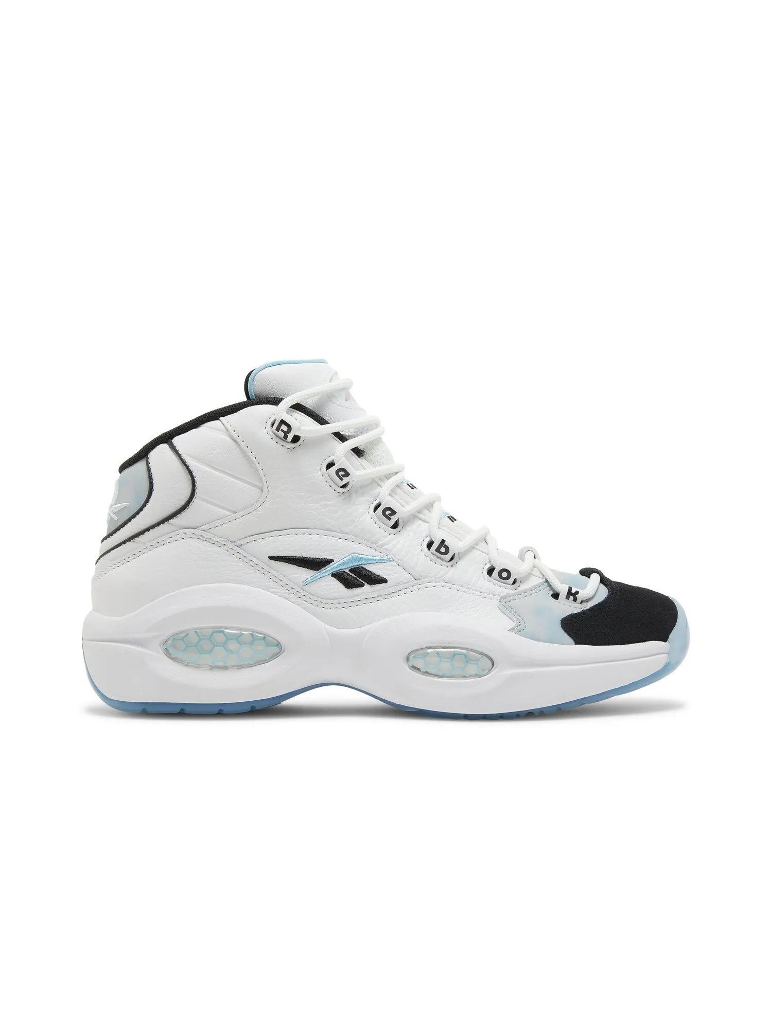 Кроссовки Anuel AA x Question Mid Double Toe Reebok — изображение 1 из 8, белый/черный/синий