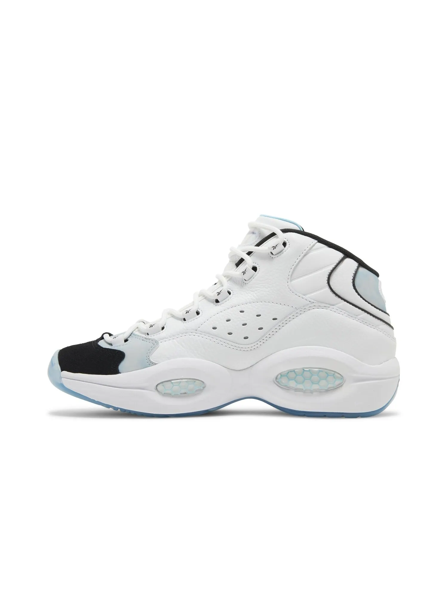 Кроссовки Anuel AA x Question Mid Double Toe Reebok — изображение 3 из 8, белый/черный/синий