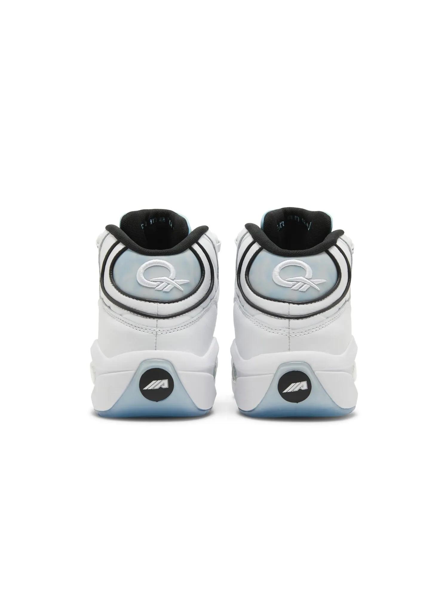 Кроссовки Anuel AA x Question Mid Double Toe Reebok — изображение 6 из 8, белый/черный/синий
