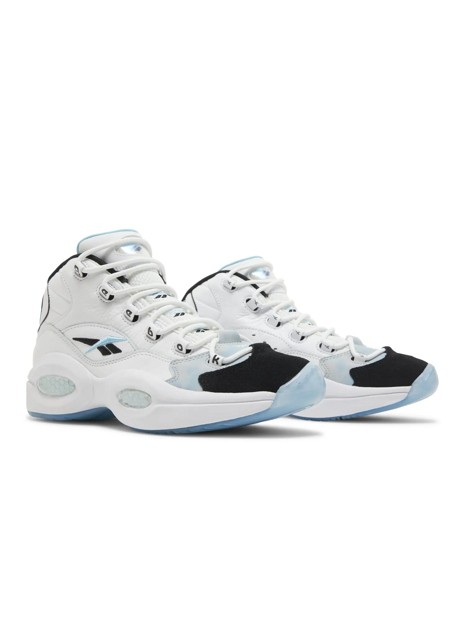 Кроссовки Anuel AA x Question Mid Double Toe Reebok — изображение 8 из 8, белый/черный/синий
