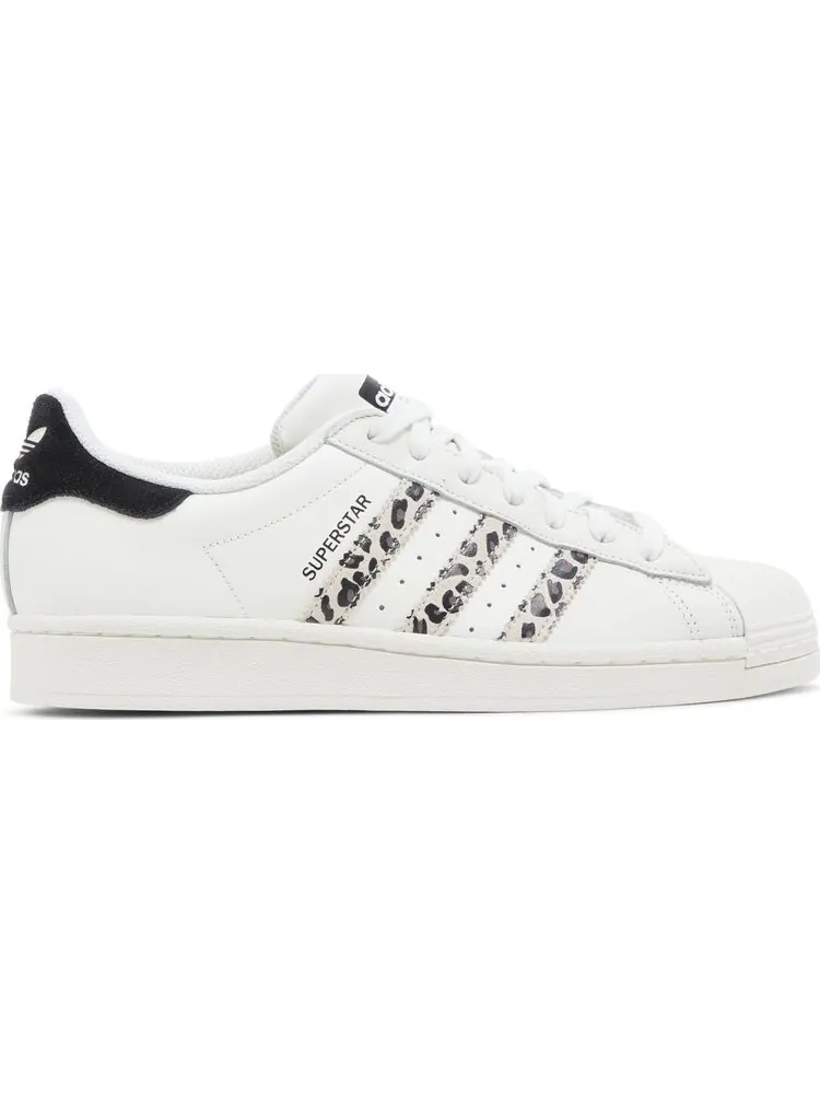 Кроссовки Wmns Superstar 'Off White Black Leopard' — изображение 1 из 4, бежевый