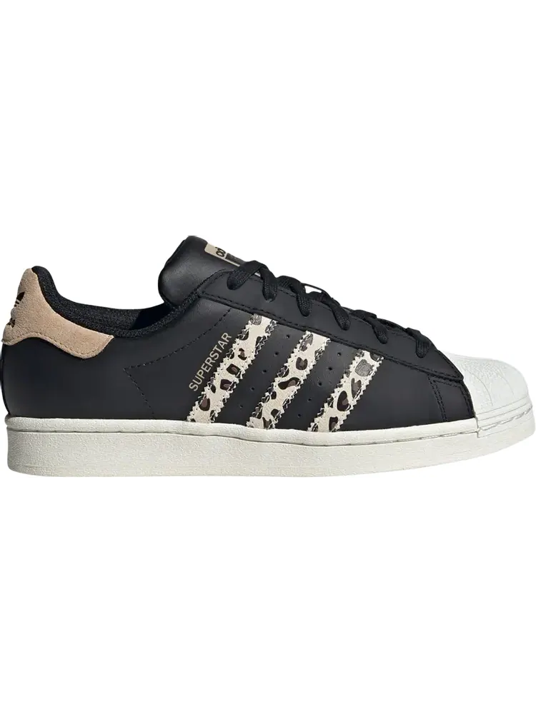 Кроссовки Wmns Superstar 'Black Beige Leopard' — изображение 1 из 1, черный
