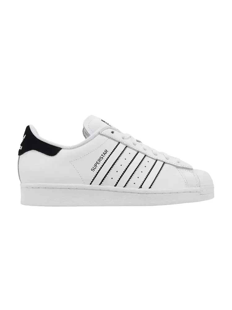 Кроссовки adidas Superstar 'White Black Outlined' — изображение 1 из 1, белый/белый/черный