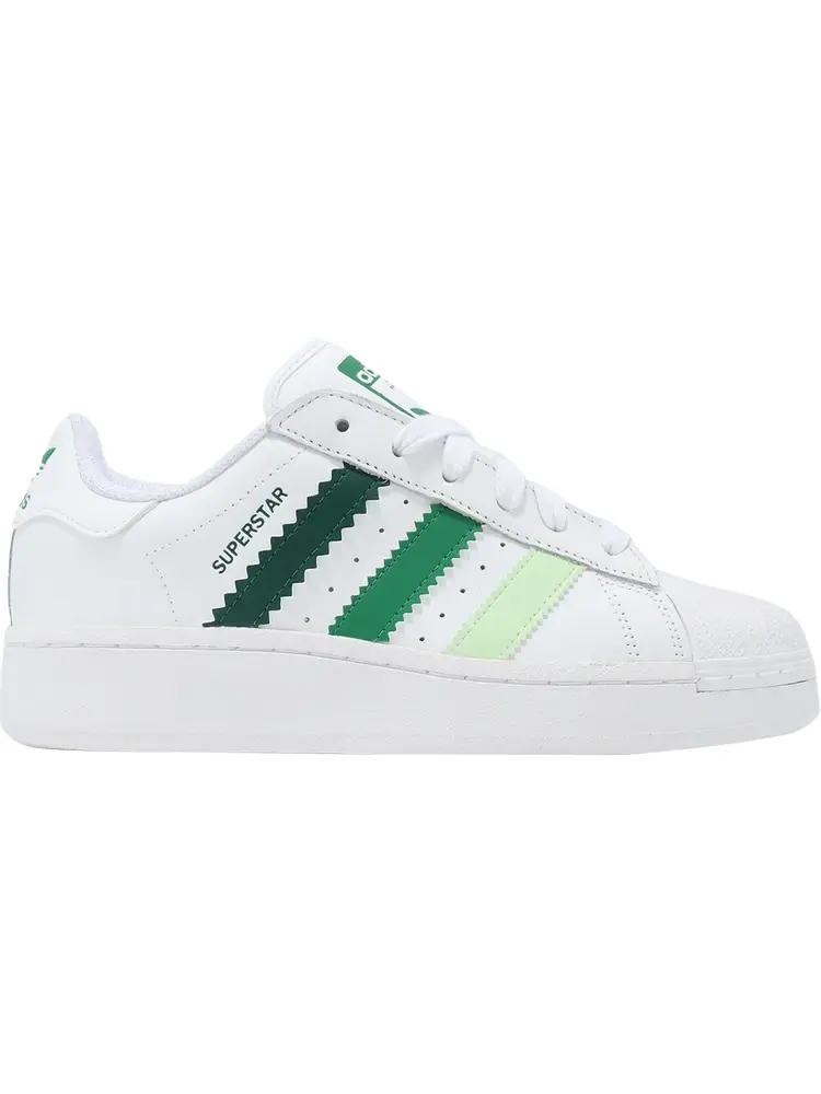 Кроссовки Wmns Superstar XLG 'White Collegiate Green' — изображение 1 из 1, белый