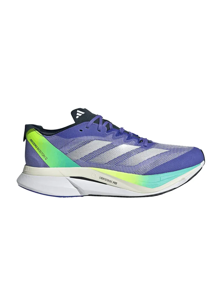 Кроссовки Adizero Boston 12 'Cobalt Blue Zero Metallic' — изображение 1 из 1, синий металлик