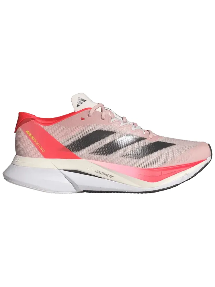 Кроссовки adidas Wmns Adizero Boston 12 'Sandy Pink Aurora Metallic' — изображение 1 из 1, розовый