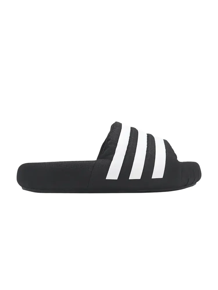 Кроссовки Adilette 24 Slide — изображение 1 из 1, черный/белый