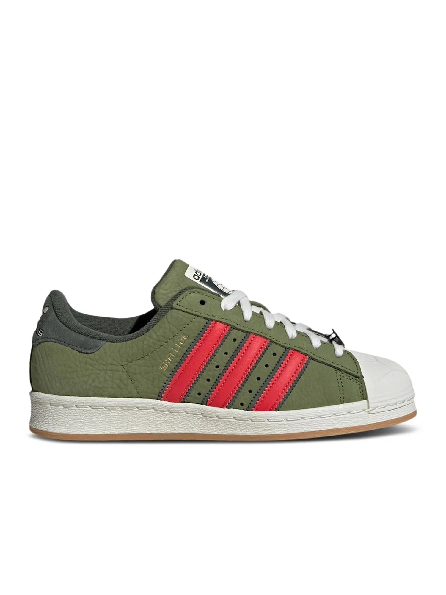 Кроссовки adidas Teenage Mutant Ninja Turtles X Superstar 'Shelltoe' — изображение 1 из 2, зеленый
