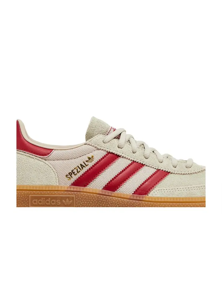 Кроссовки Handball Spezial 'Putty Grey Victory Red' — изображение 2 из 8, серый красный