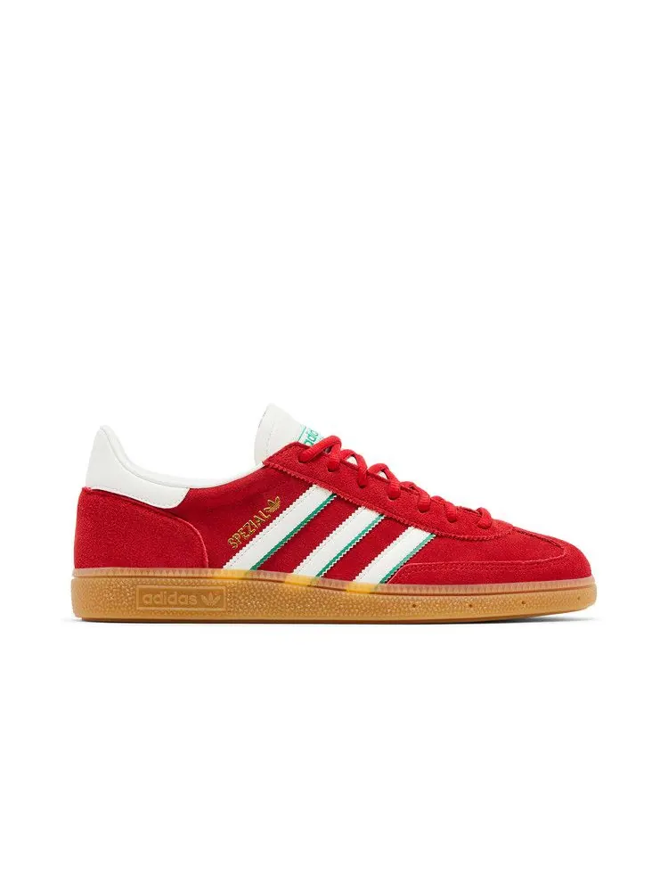 Кроссовки adidas Handball Spezial 'Scarlet Collegiate Green' — изображение 2 из 9, белый/зеленый