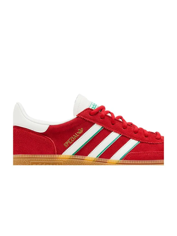 Кроссовки adidas Handball Spezial 'Scarlet Collegiate Green' — изображение 3 из 9, белый/зеленый