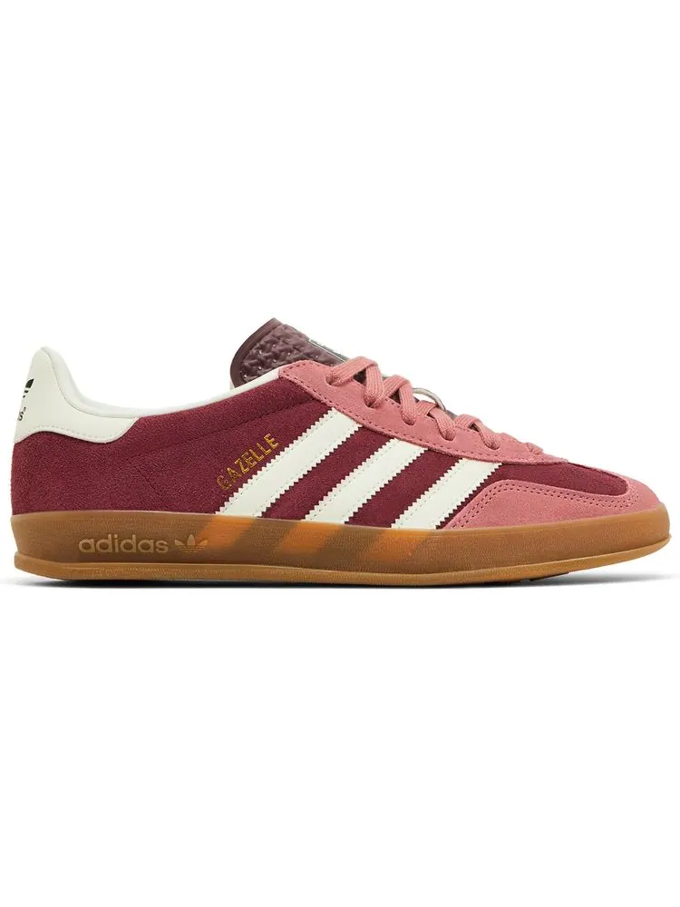 Кроссовки adidas Gazelle Indoor 'Maroon Preloved Crimson' — изображение 1 из 4, бордовый/багряный