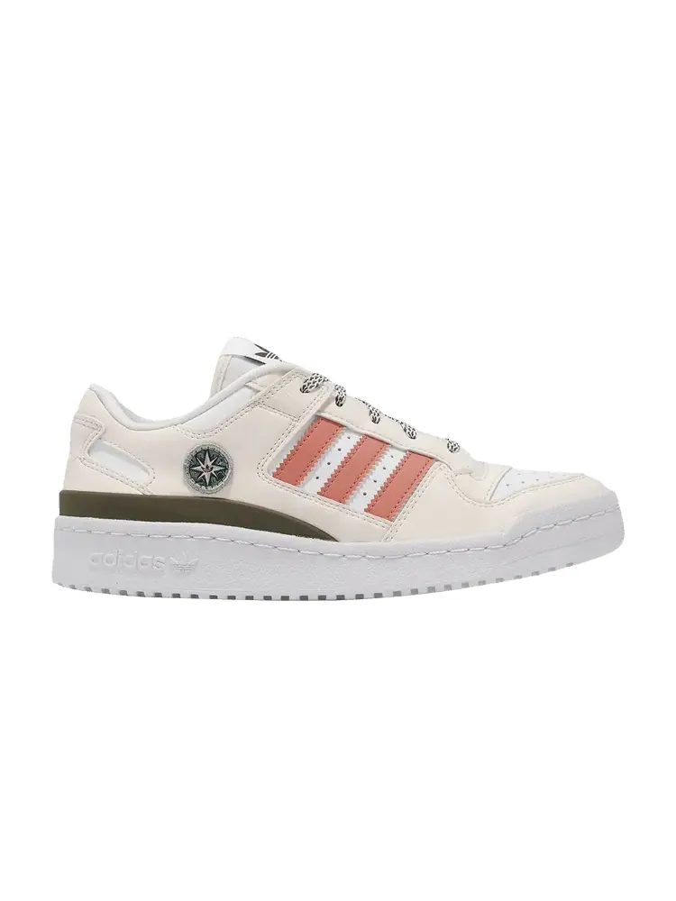 Кроссовки adidas Forum Low CL J 'White Wonder Clay' — изображение 1 из 1, белый//белый
