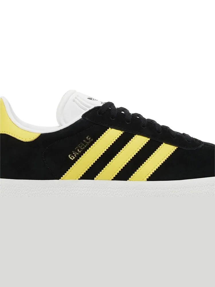 Кроссовки Gazelle 'Black Impact Yellow' — изображение 2 из 4, черный