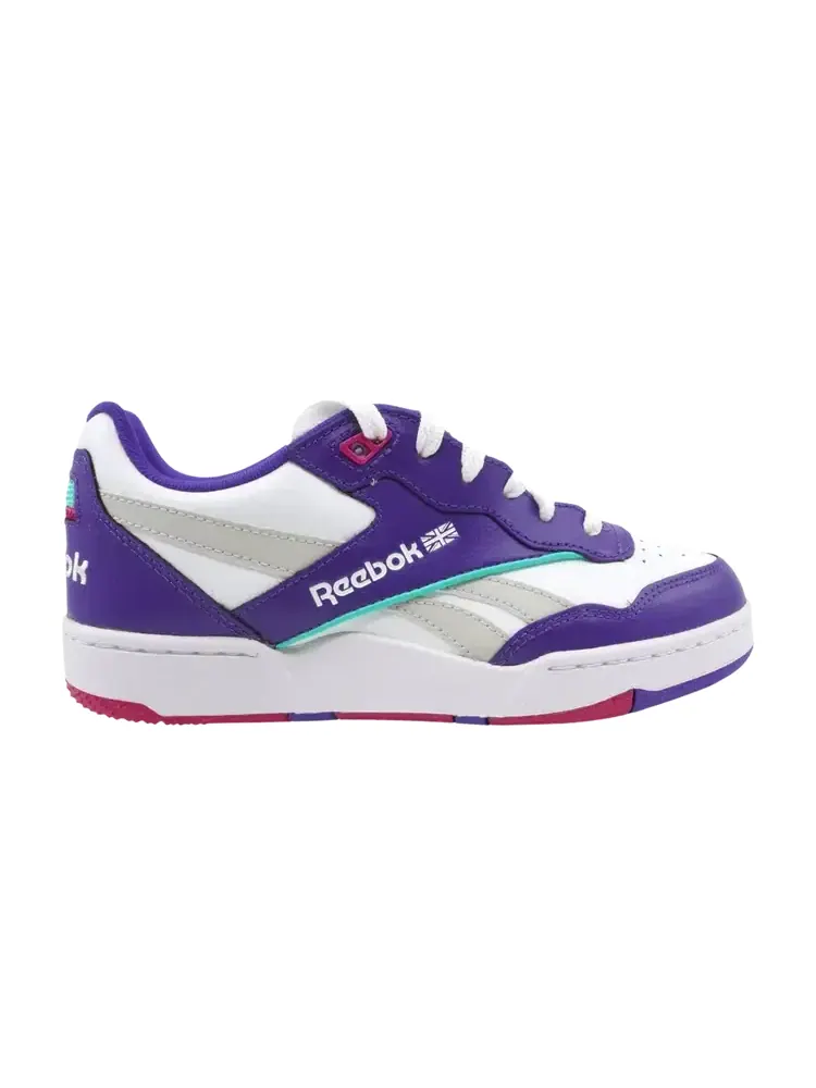 Кроссовки баскетбольные Reebok BB4000 2 White Team Purple Cyber Mint — изображение 1 из 1, белый фиолетовый