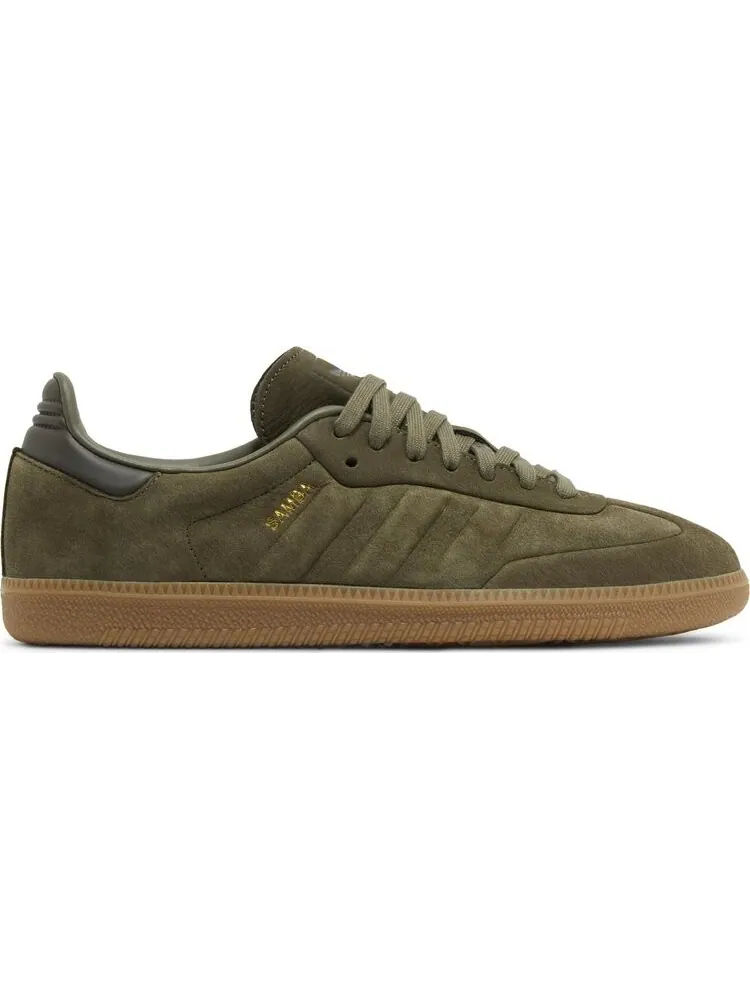 Кроссовки Samba 'Olive Strata Gum' — изображение 1 из 4, зеленый
