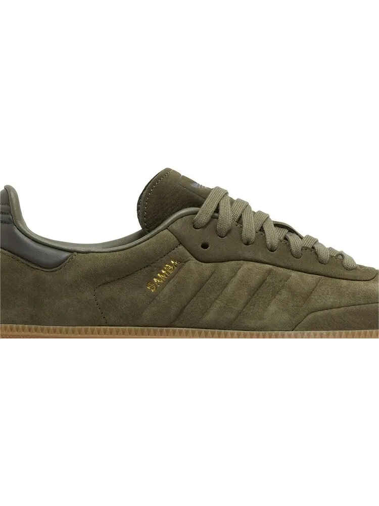 Кроссовки Samba 'Olive Strata Gum' — изображение 2 из 4, зеленый