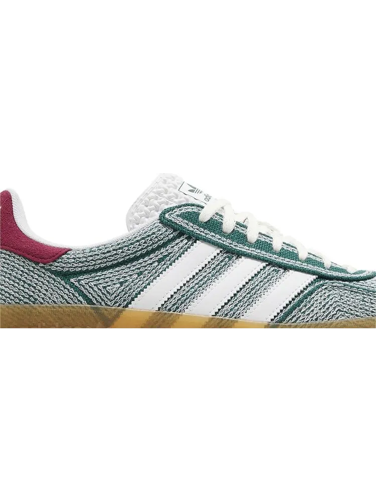 Кроссовки Sean Wotherspoon x Gazelle Indoor 'Green Hemp' — изображение 2 из 4, зеленый