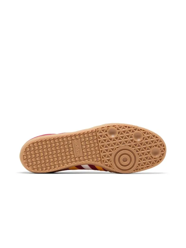 Кроссовки Samba OG 'Collegiate Burgundy Yellow' — изображение 4 из 8, бордовый желтый