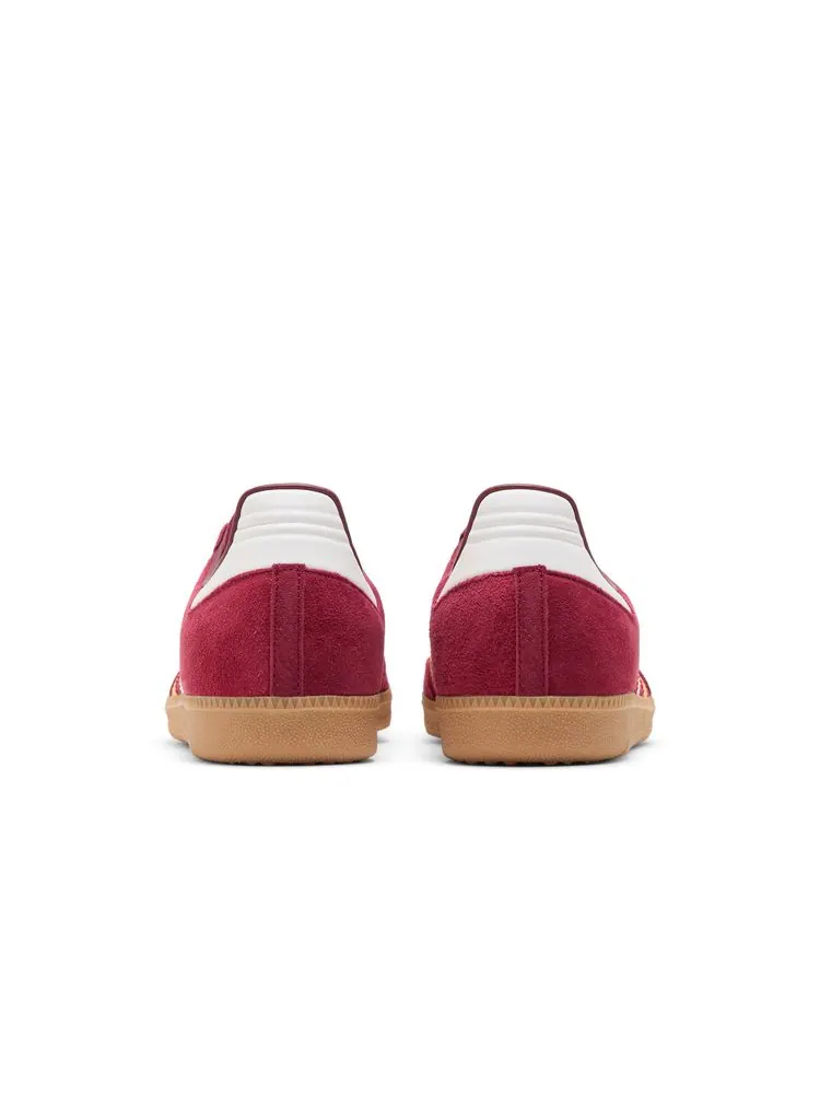 Кроссовки Samba OG 'Collegiate Burgundy Yellow' — изображение 6 из 8, бордовый желтый