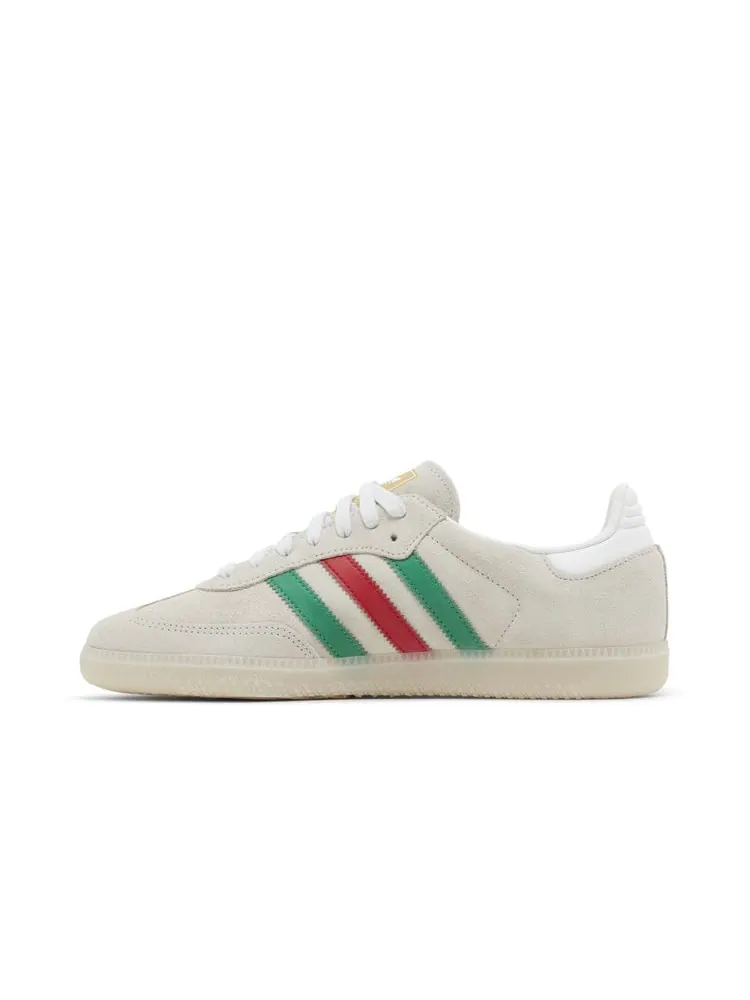 Кроссовки Samba OG 'Crystal White Green Scarlet' — изображение 3 из 8, белый зеленый