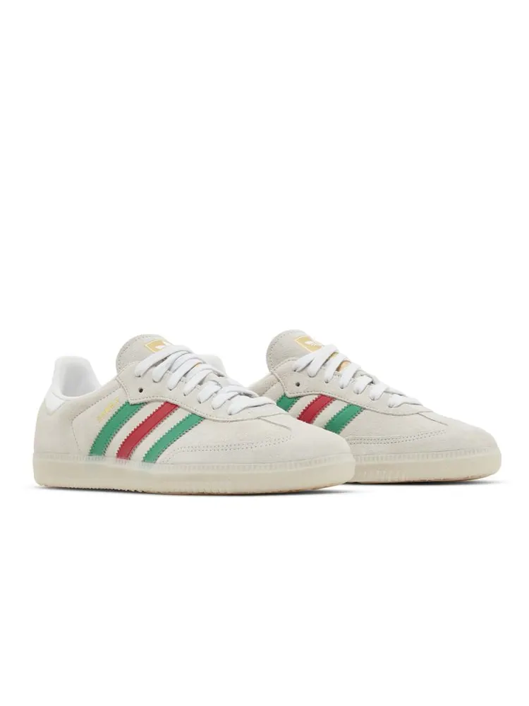 Кроссовки Samba OG 'Crystal White Green Scarlet' — изображение 8 из 8, белый зеленый