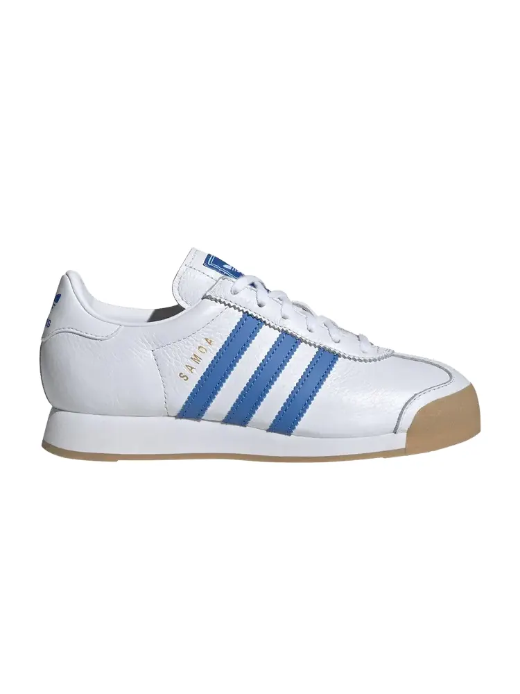 Кроссовки adidas Samoa J 'White Blue Bird' — изображение 1 из 1, белый/синий