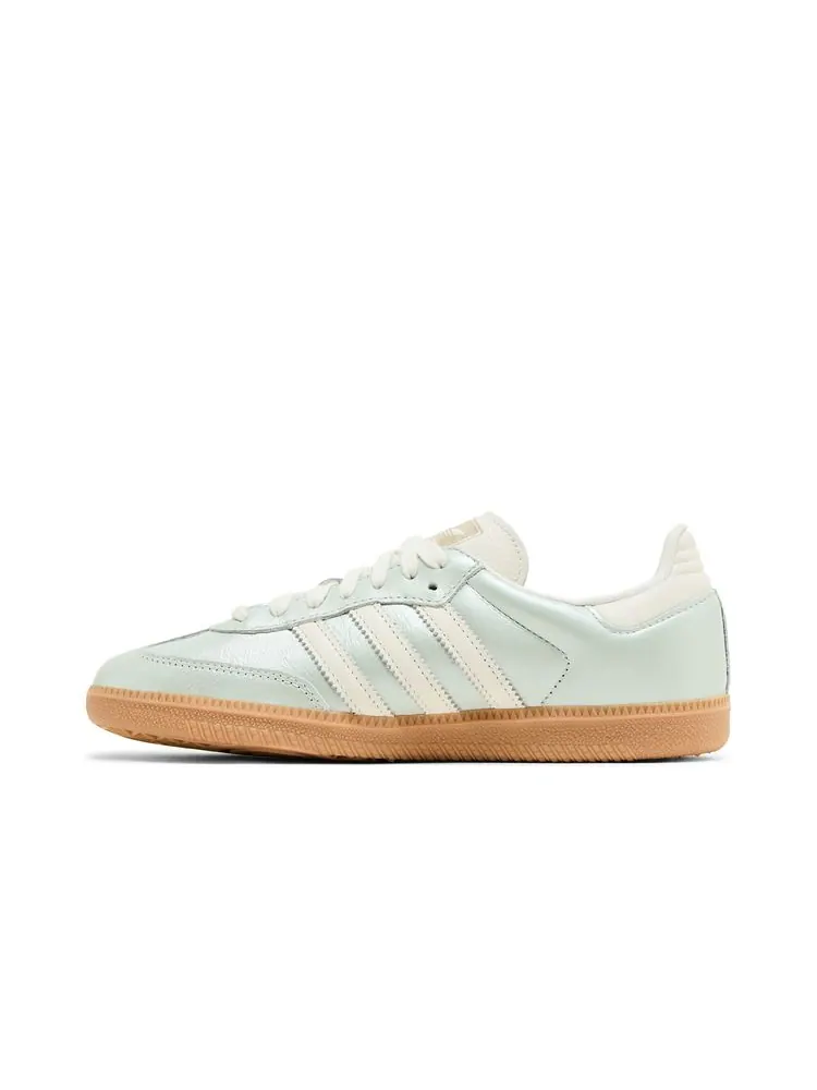 Кроссовки Wmns Samba OG 'Linen Green Metallic' — изображение 3 из 8, зеленый металлик