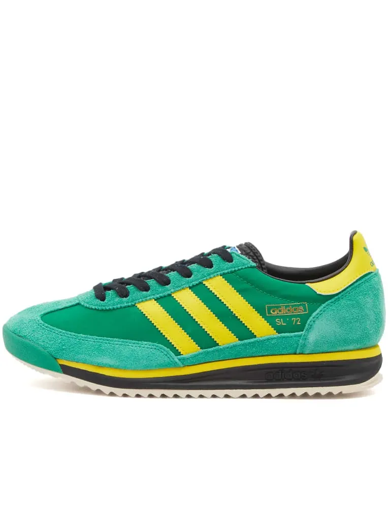 Кроссовки SL72 RS 'Green Yellow' — изображение 5 из 10, зеленый