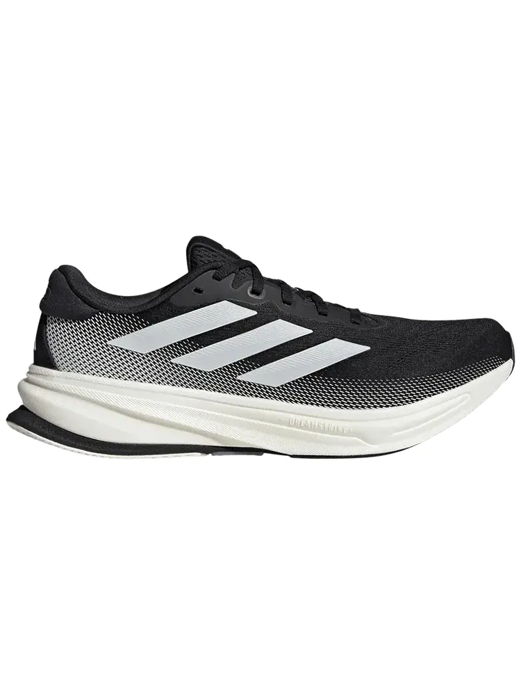 Кроссовки adidas Supernova Rise 2 Wide 'Black Zero Metallic White' — изображение 1 из 1, черный металлик белый