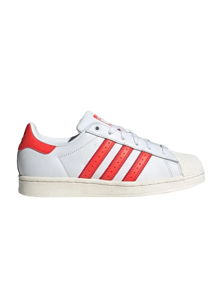 Кроссовки Wmns Superstar — изображение 1 из 1, белый яркий красный