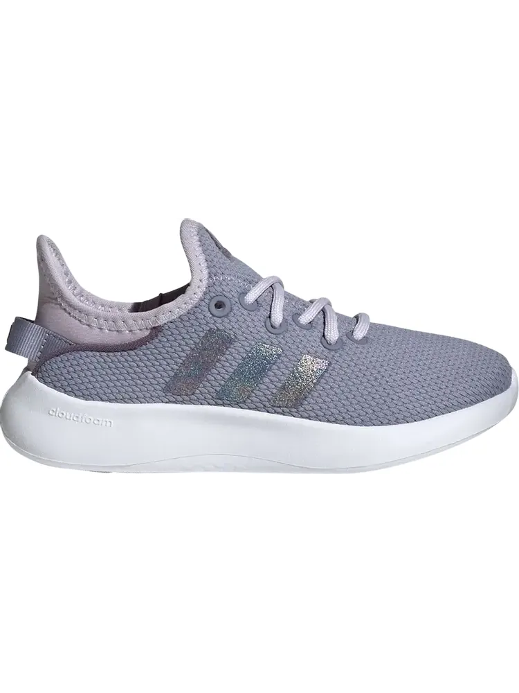 Кроссовки Cloudfoam Pure Big Kid 'Silver Violet Glitter' — изображение 1 из 1, серый