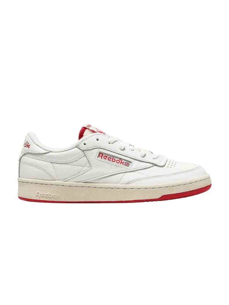 Кроссовки Reebok Club C 85 Vintage 'Chalk Vector Red' — изображение 1 из 1, красный